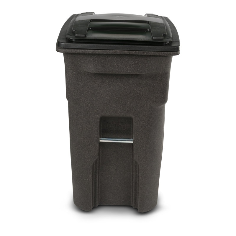 Toter Plastic 96 Gallon Manual Lift Curbside Trash & Recycling Bin
